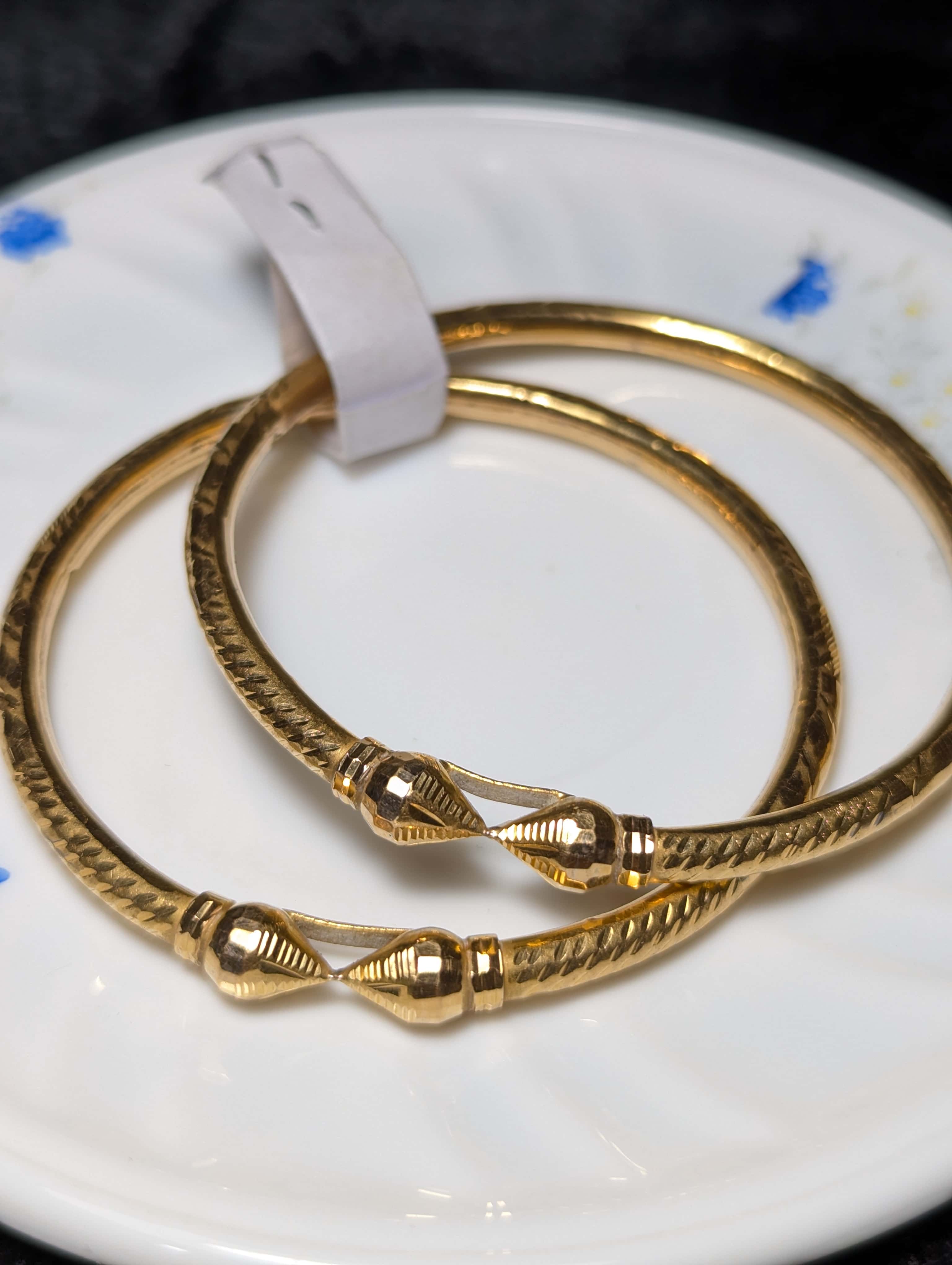 The Royal Finial Bypass Cuff Bangles